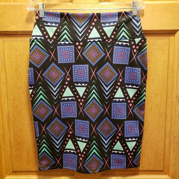 3 for $25 ❤ LuLaRoe Cassie pencil skirt Me… - Picture 3 of 8